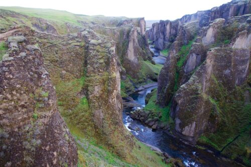 IJsland Kirkjubaejarklaustur Fjadrárgljúfur