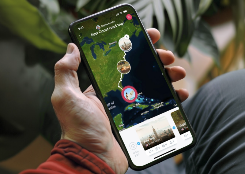 Hoe werkt de app Polarsteps?