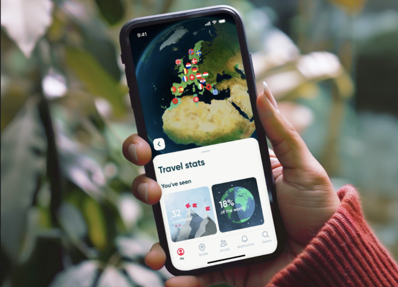 Je camperreis bijhouden met de app Polarsteps