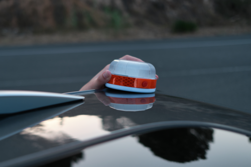 Veiligheidslamp bij pech in Spanje voor op camper of auto