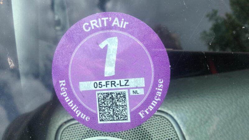 Critair, de milieusticker in Frankrijk