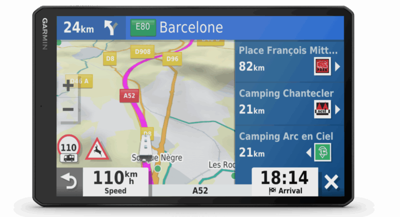 navigatie voor de camper