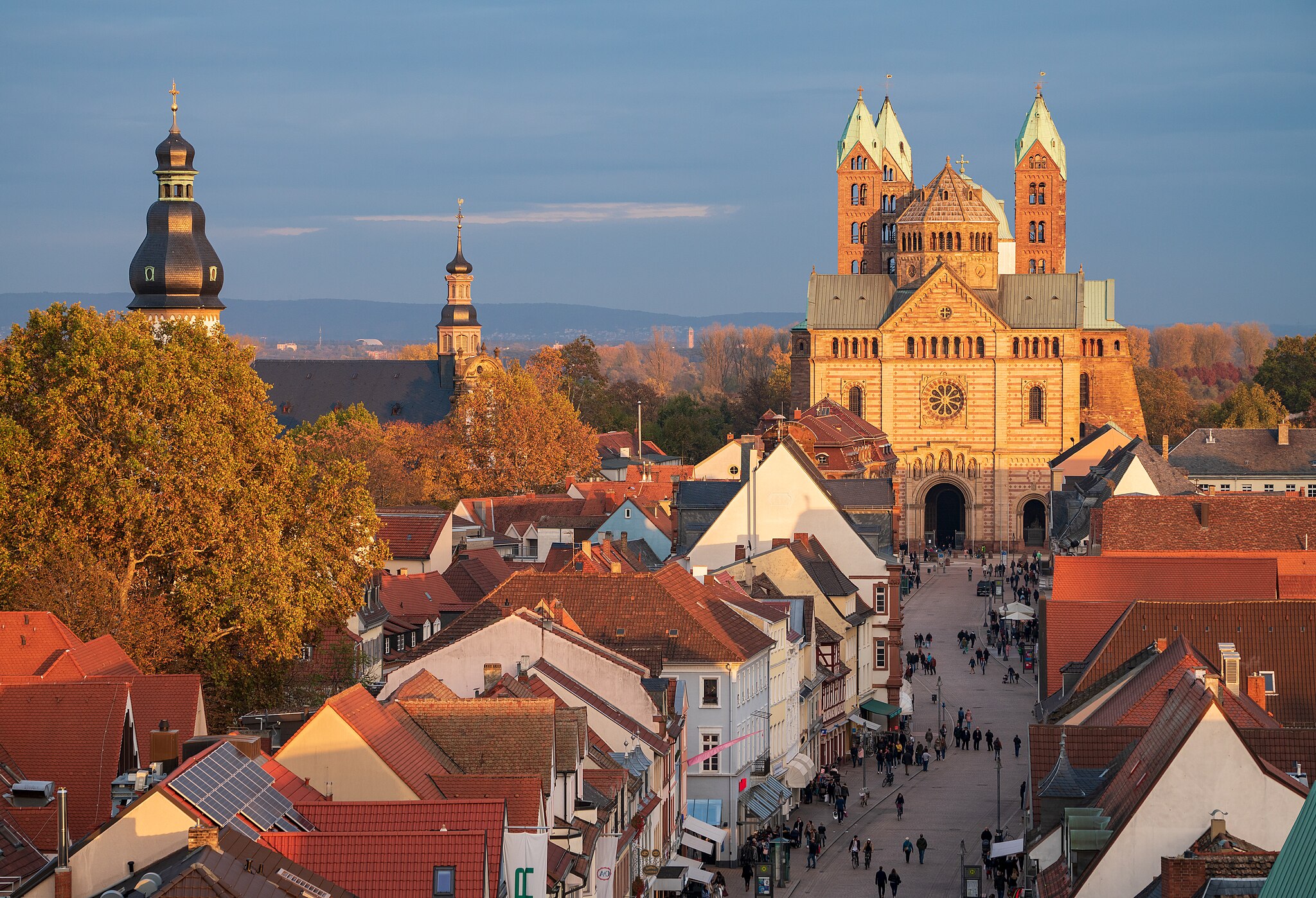 Duitsland Pfalz Speyer Altstadt - Roman Eisele (CC BY-SA 4.0) via Wikimedia Commons